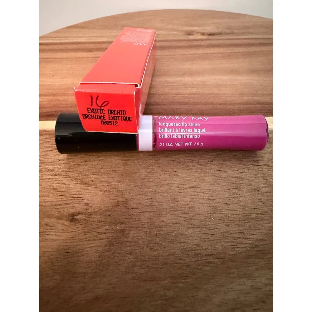 Mary Kay Exotic Orchid Lacquered Lip Shine New In Box